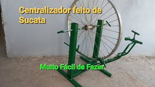 Centralizador de roda de bicicleta caseiro [upl. by Ylebmik]