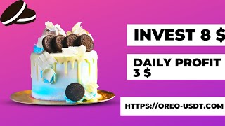 Make a daily profit of 3 from investing with the OREO Tasks platform  proof of withdrawal [upl. by Annalla760]