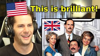 American Reacts to Fawlty Towers  Top 10 Best Moments [upl. by Atsillak]