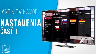 7 ANTIK TV  Nastavenia  časť 1 [upl. by Ahcmis]