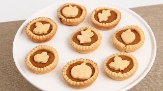 Mini Pumpkin Pies Recipe  Laura Vitale  Laura in the Kitchen Episode 844 [upl. by Aibun]