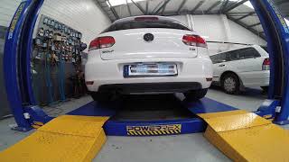 MK6 GOLF 14TSI Center resonator delete Before after and road test [upl. by Ethbun]