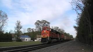 BNSF SD70ACe  Nice NC K5LLA [upl. by Anaujit76]