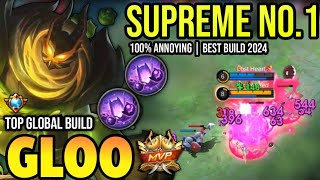 GLOO BEST BUILD 2024  TOP GLOBAL GLOO GAMEPLAY  MOBILE LEGENDS✓ [upl. by Villada]