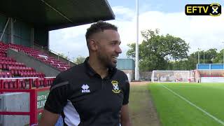 POSTMATCH REACTION  Nathan Austin v Stirling Albion [upl. by Nnoj]