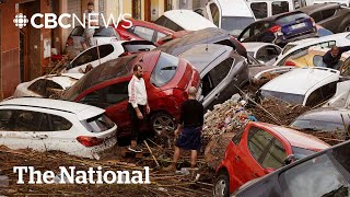 Devastation in Valencia Spain after year of rain falls in 8 hours [upl. by Jari]