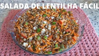 SALADA DE LENTILHA [upl. by Erodasi]