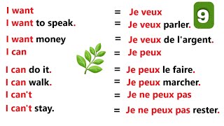 phrases simples pour apprendre langlais facilement  partie 9 ✪✪✪✪easy sentences to learn french 🌿 [upl. by Oeram]