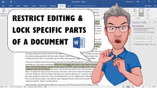 Restrict Editing to Specific Parts and Lock Parts of a Microsoft Word Document [upl. by Annayad604]