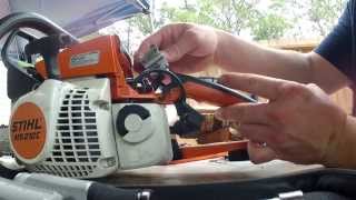 How To Troubleshoot and Tune Up a STIHL Chainsaw clip 3 [upl. by Soll]