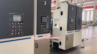 Auto Feeder Flexo Printing Machine [upl. by Ayama]