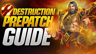 The War Within PrePatch Destruction Warlock Guide New Talents Rotations and More [upl. by Newmann]