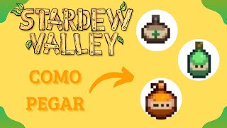 Como pegar resina de carvalho xarope de ácer e alcatrão de pinho  stardew valley [upl. by Webster]