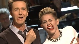 Miley Cyrus Announces 2014 Tour on SNL [upl. by Lanta]