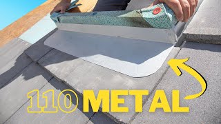 How to Install Head Wall Flashing on a Flat Tile Roof [upl. by Woo]