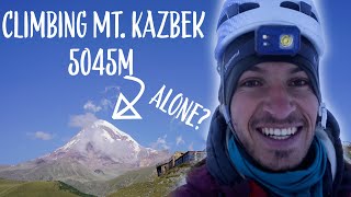 Climbing Mt Kazbek 5054m  How to do it without guide and alone [upl. by Suiratnod177]