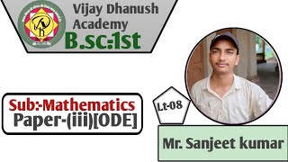 Lec08Odeordinary differential equation [upl. by O'Reilly]