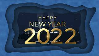 Happy New Year 2022 Animated Greeting [upl. by Tychon]