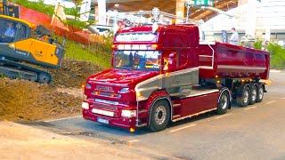 HIGH TECH REMOT CONTROL MACHINES SUPER RC TRUCK COLLECTION FASZINATION MODELLBAU FRIEDRICHSHAFEN [upl. by Grimbal]