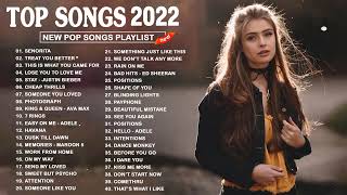 Músicas Internacionais Mais Tocadas 2022  Hot 100 Billboard  Best Pop Songs 2022 [upl. by Zysk]