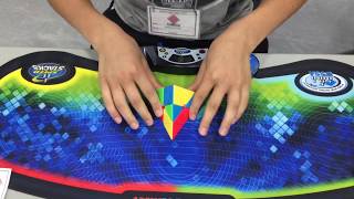 128 PYRAMINX WORLD RECORD SINGLE BY BENJAMIN KYLE [upl. by Nayt]