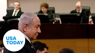 Benjamin Netanyahu testifies in his corruption trial  USA TODAY [upl. by Katee]