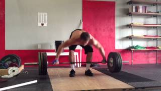 Snatch deadlift  shrug [upl. by Olney]