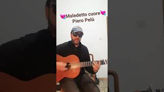 MALEDETTO CUORE  Piero Pelù  Accordi e Arpeggio [upl. by Laet]