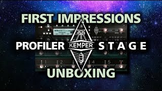 Kemper Profiler Stage  Unboxing First Impressions Sounds  by Glenn DeLaune [upl. by Sabra]