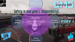 Safety Management System PART 1 SMS Implementation at Aerodromes I State Safety Program [upl. by Lynnet171]