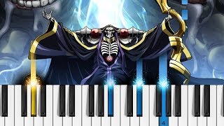 Overlord III Opening  quotVORACITYquot  Piano Tutorial [upl. by Gabbi]