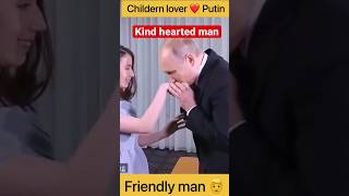 Vladimir Putin Love ❤️ for girl and children putin russia usa shorts youtubeshorts girl love [upl. by Terpstra]