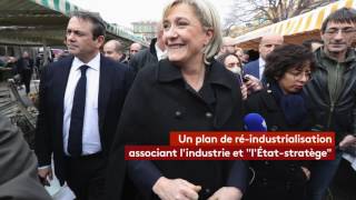 Marine Le Pen en 4 propositions  pouvoir dachat et protectionnisme économique [upl. by Yhtamit446]