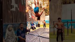 Freestyle reaction🔥 respect calisthenics reaction freestyle motivation streetworkout insane [upl. by Studner]