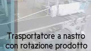 Nastro trasportatore con sistema di rotazione prodotto  PRL Tecnosoft [upl. by Anele]