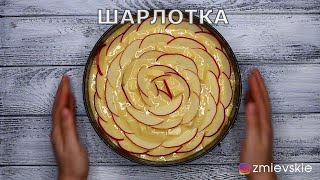 Шарлотка с яблоками в духовке как приготовить рецепт [upl. by Arlette]