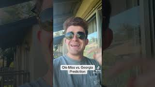 Ole Miss vs Georgia Prediction…shorts collegefootball olemiss georgia prediction sec 2024 [upl. by Pris765]