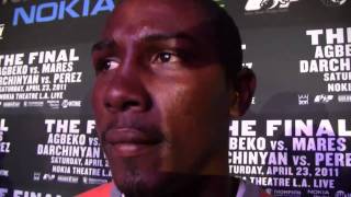 Boxing Star Yohnny Perez  I Want To See Mosley Beat Pacquiao [upl. by Jaye559]