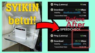 Aluminium Foil naikkan speed internet [upl. by Treiber]