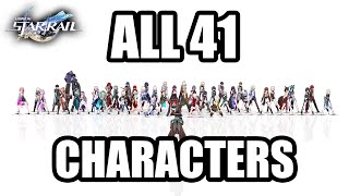 ALL 41 Characters Specialist Dance before Penacony  Honkai Star Rail Animation [upl. by Lach]