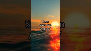 jannatulfirdaus quranurdutranslation surahjinn ayah17 islamicvideo shortvideo youtube viral [upl. by Alel]