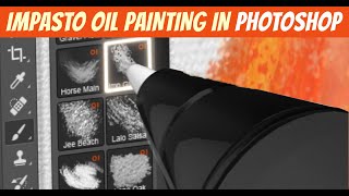 Impasto Oil Painting in Photoshop  Quick Tips 01 [upl. by Perice471]