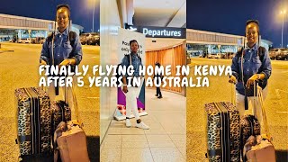 I AM FINALLY FLYING BACK HOME IN KENYA 🇰🇪 FOR CHRISTMAS AFTER 5YEARS IN AUSTRALIA [upl. by Flanagan]