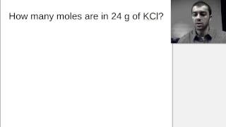 Introduction to Moles and Mole Conversions  Regents Chemistry [upl. by Ettellocin]