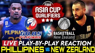 🔴LIVE GILAS PILIPINAS vs NEW ZEALAND TALL BLACKS │ FIBA Asia Cup Qualifier PlayByPlay Reaction [upl. by Mohkos]