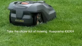 My experience with the Husqvarna 430XH Robotic Lawn Mower Will it really keep up with my Yard [upl. by Knutson]