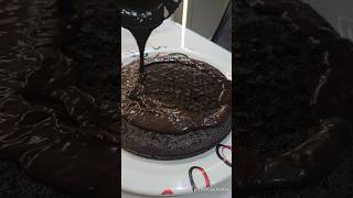 Only three Ingredients Dark chocolate Truffle Cake  oreo cake  cake shorts youtubeshorts [upl. by Hoxie]