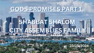 CITY ASSEMBLIES PODCAST  GODS PROMISES PART 1 [upl. by Naejeillib]