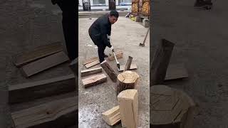 Woodchopping competition [upl. by Gatias]