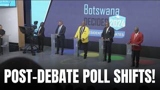 2024 Botswana Election Poll Shifts Saleshando Leads Masisi Declines After Debate [upl. by Ranger236]